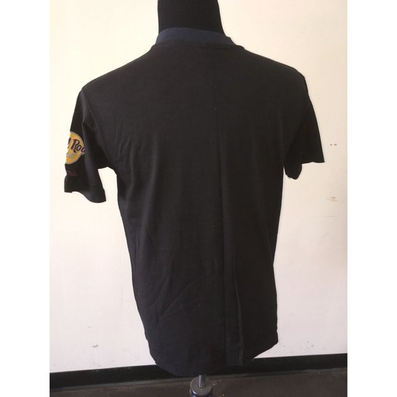 Hard Rock Cafe Honolulu Save the Planet Men's Black and White T-shirt Size Large - Picture 3 of 6